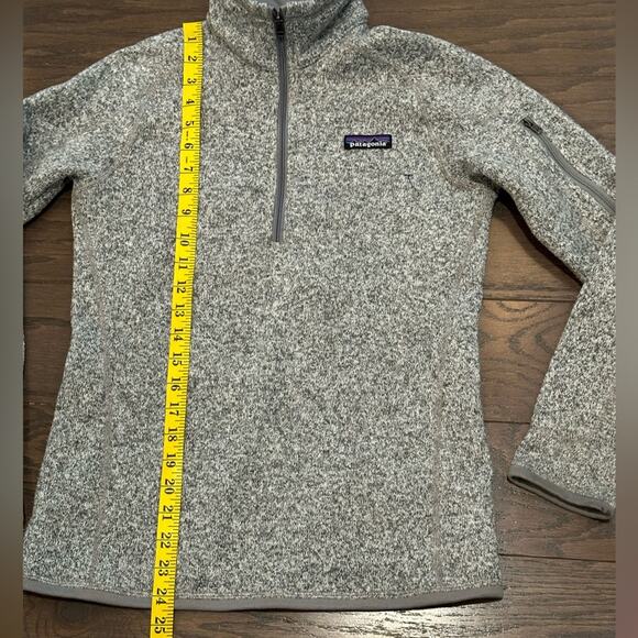 Patagonia Woman’s Better Sweater Gray Birch l 1/4 Zip Fleece Pullover Size XS - Picture 5 of 7